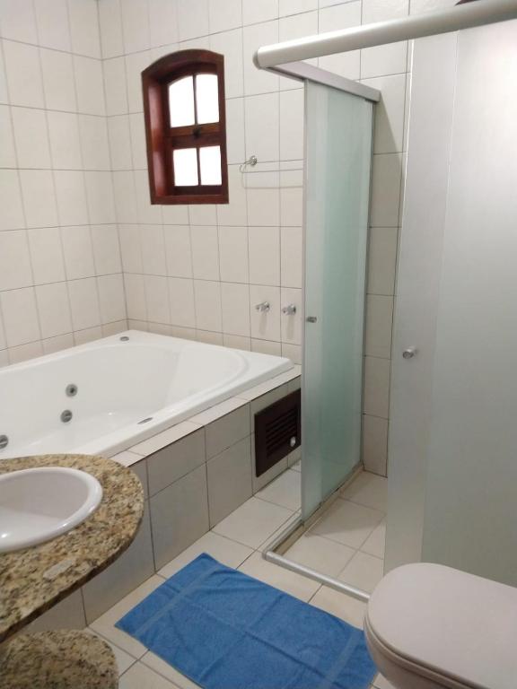 Koupelna v ubytování Pousada Astro Rei Paraty