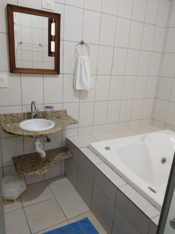 Koupelna v ubytování Pousada Astro Rei Paraty