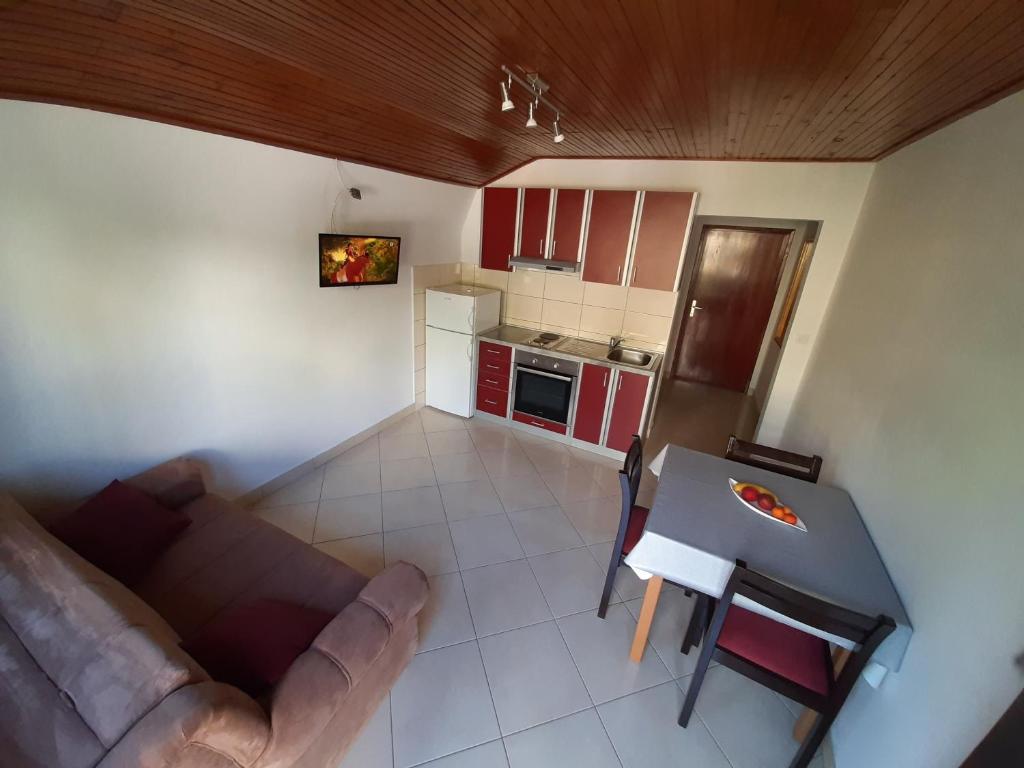 Kuchyňa alebo kuchynka v ubytovaní Apartments by the sea Lumbarda, Korcula - 9236