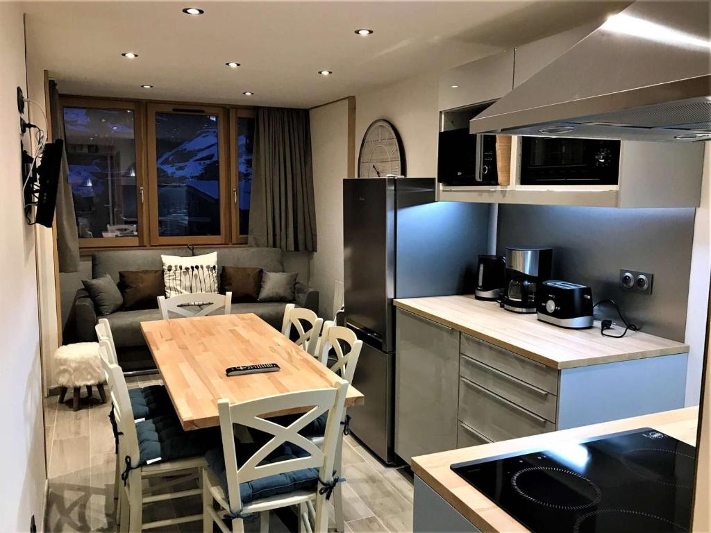 Appartement rénové 3 pièces, 4 pers, 2 ch, en plein cœur de la station, proche des pistes et commerces