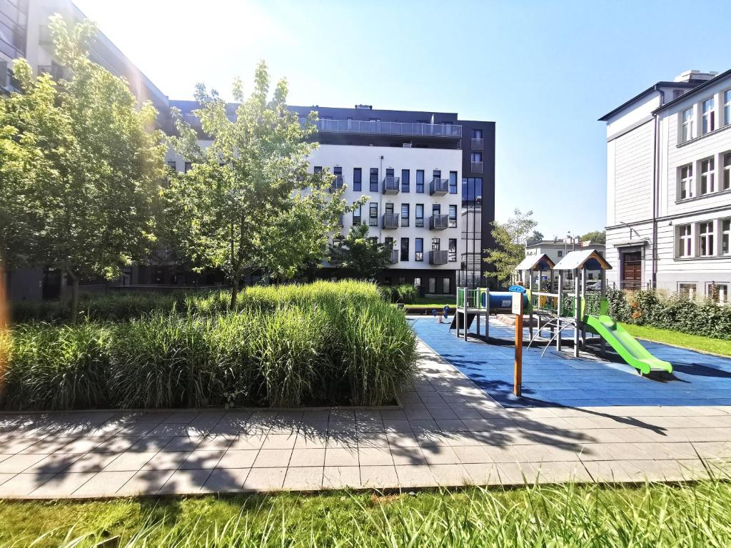 Detský kútik v ubytovaní Matejki Apartment ~ Self Check-In 24 ~ Parking