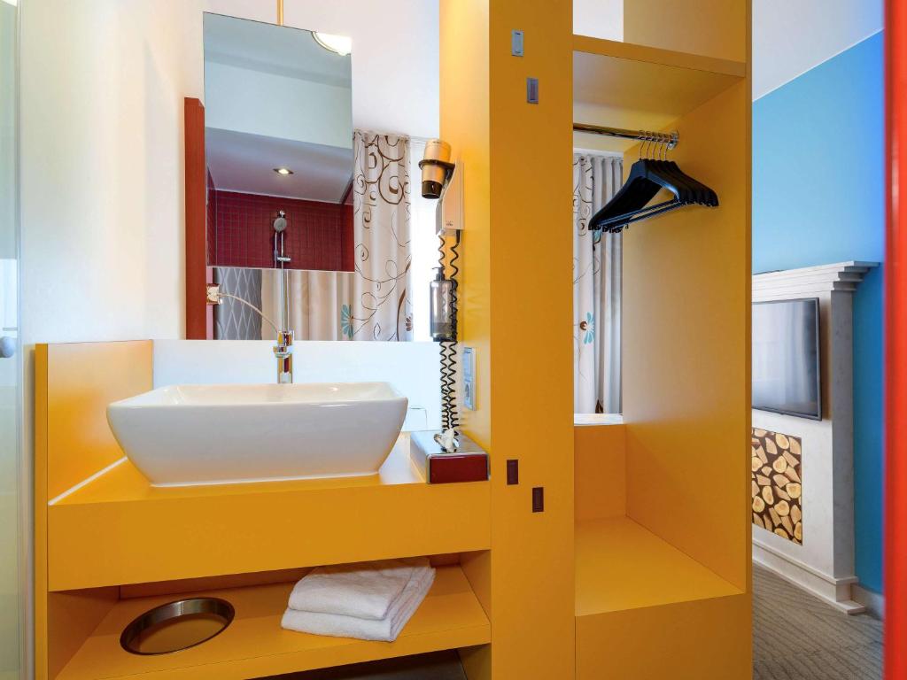Koupelna v ubytování ibis Styles Hotel Berlin Mitte