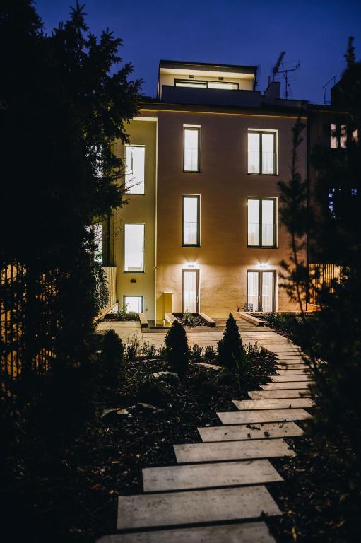 Zahrada ubytování Executive Apartments Taborska
