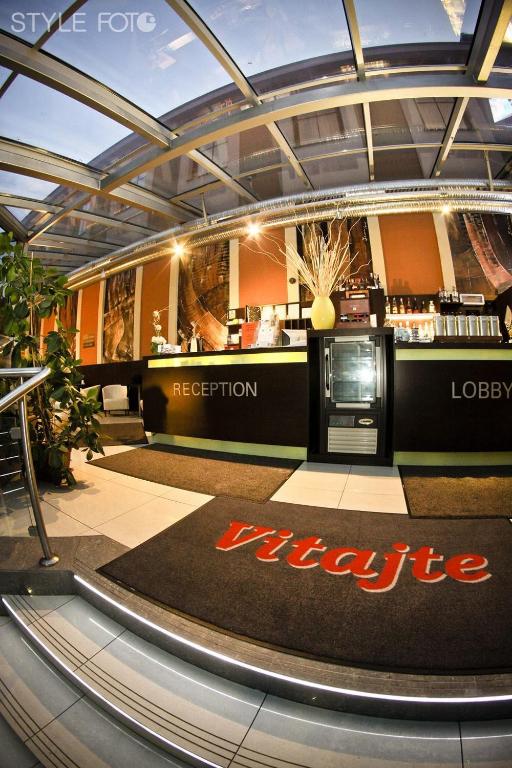 Certifikát, hodnocení, plakát nebo jiný dokument vystavený v ubytování Hotel Slovan
