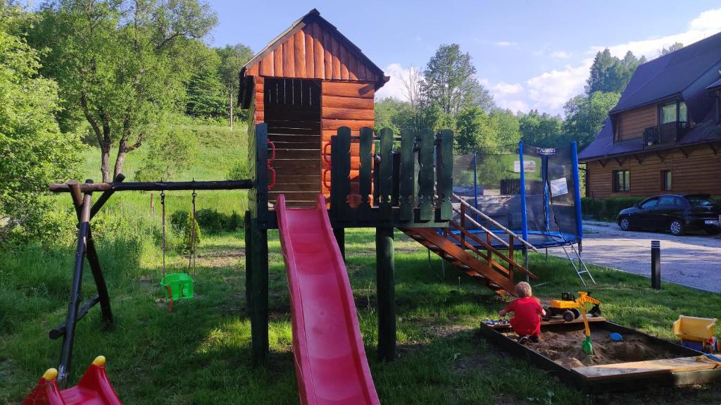 Detský kútik v ubytovaní Pokoje u Jędragów