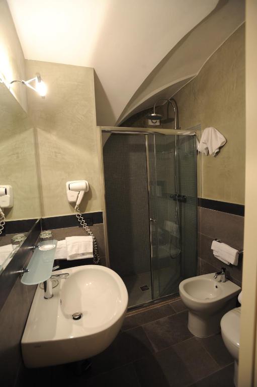 Koupelna v ubytování Negramaro Suite B&B