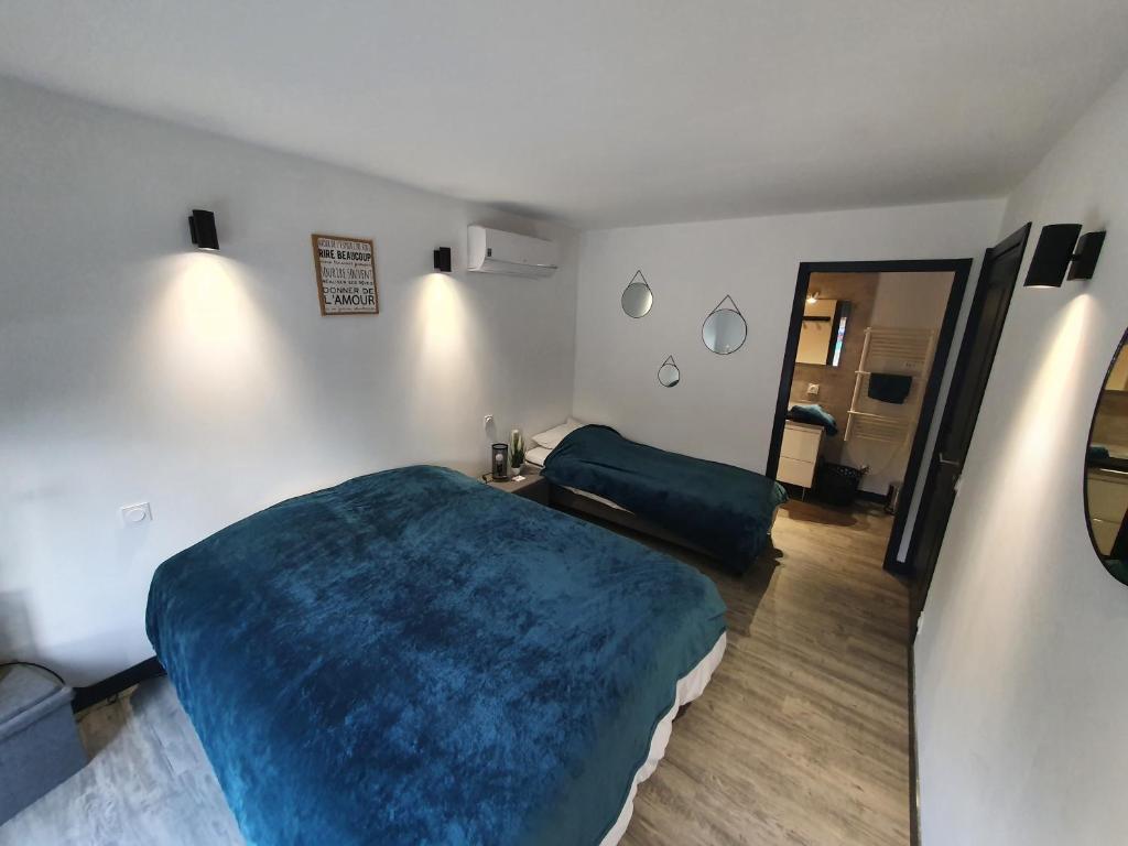 Posteľ alebo postele v izbe v ubytovaní Grand gîte Touraine 300m2
