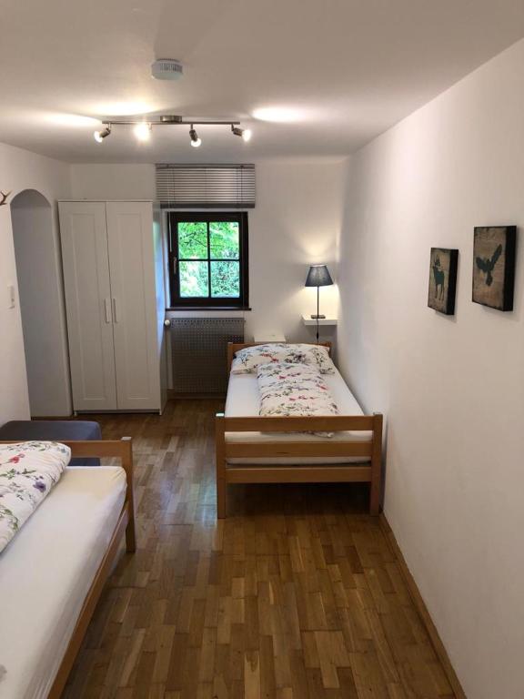 Posteľ alebo postele v izbe v ubytovaní Ferienwohnung Woferlbauer