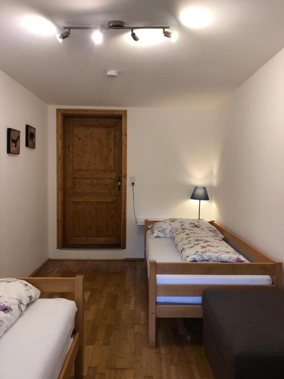Posteľ alebo postele v izbe v ubytovaní Ferienwohnung Woferlbauer