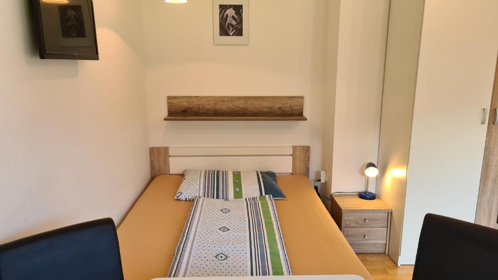 Postel nebo postele na pokoji v ubytování My Appartement - Haus Waldeck