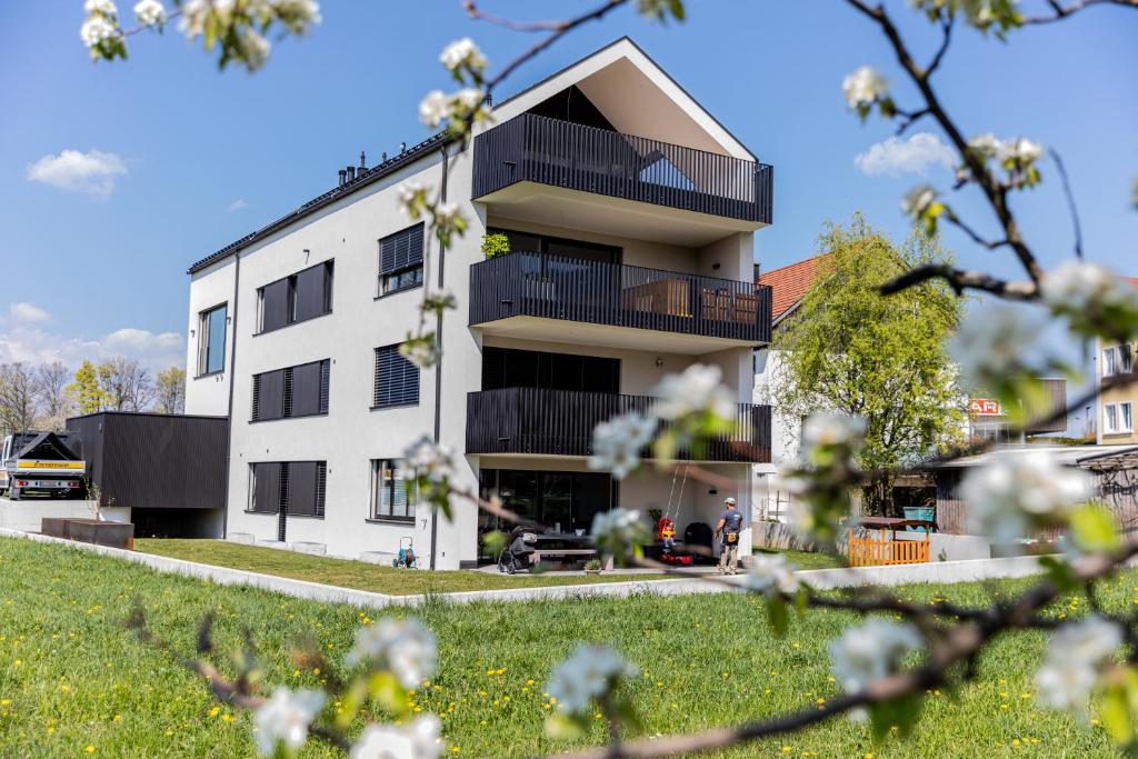 Budova, kde se apartmán nachází