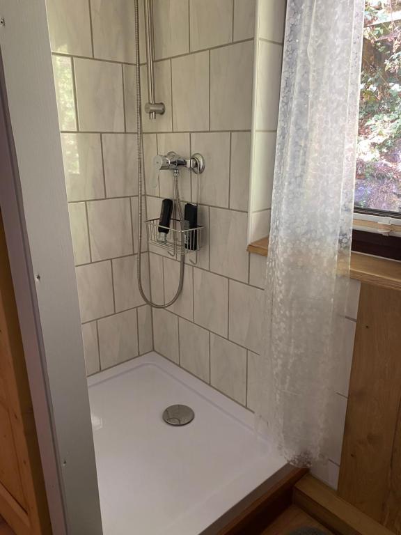 Koupelna v ubytování Ferienhaus zum Ulfenbachtal