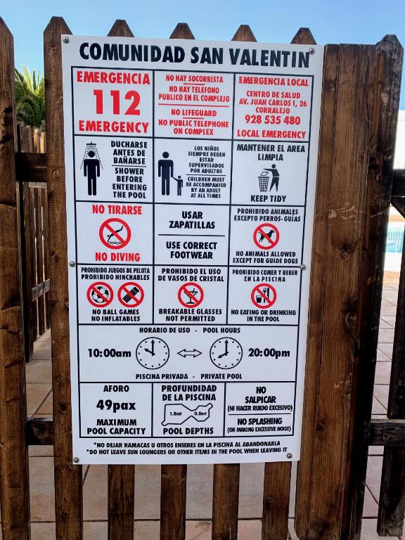Certifikát, hodnocení, plakát nebo jiný dokument vystavený v ubytování Ocean Pool View & WiFi by iRent Fuerteventura