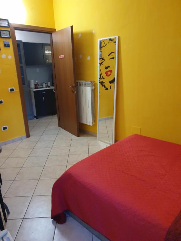 Postel nebo postele na pokoji v ubytování Romeo1