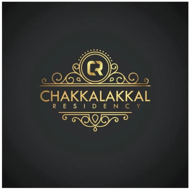 a luxury logo for a restaurant with a letter f at Chakalakkal Residency in Sultan Bathery