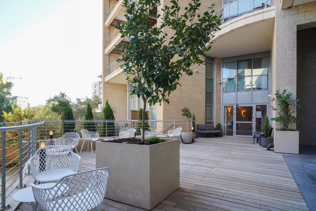 Balkón nebo terasa v ubytování Urbanic Hotel