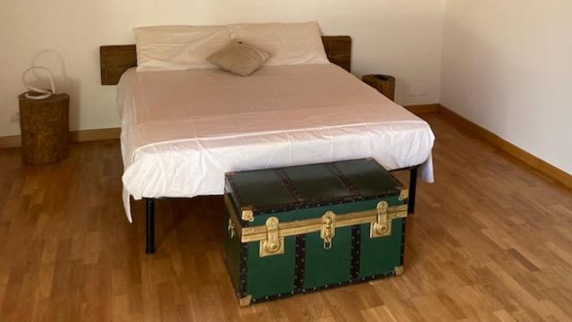 Postel nebo postele na pokoji v ubytování Ex Villa Gastaldi