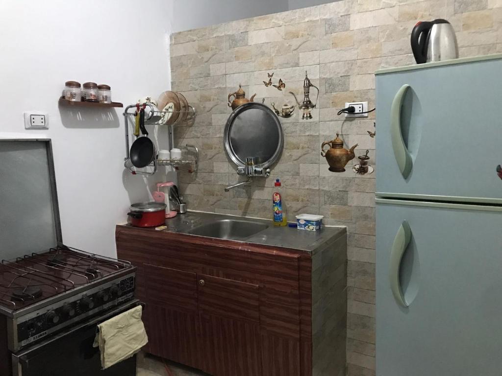 O bucătărie sau chicinetă la Studio Farida Pyramids View