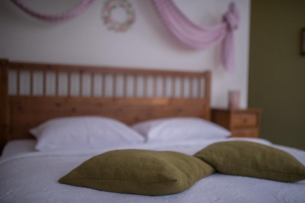Postel nebo postele na pokoji v ubytování Guesthouse Trajbar Team