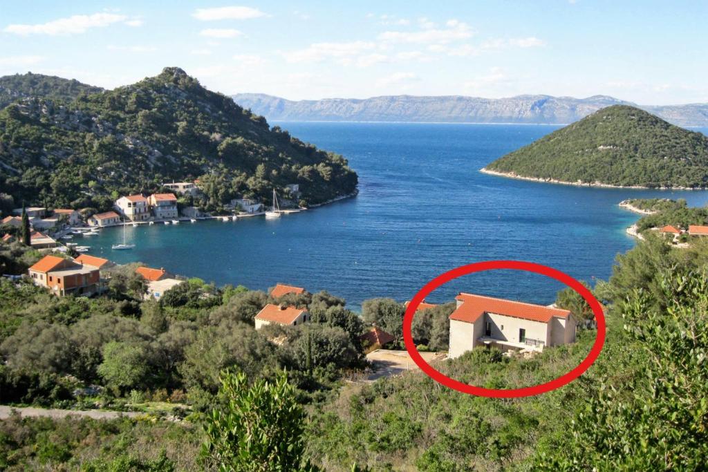 Pohľad z vtáčej perspektívy na ubytovanie Apartments by the sea Prozurska Luka, Mljet - 9446