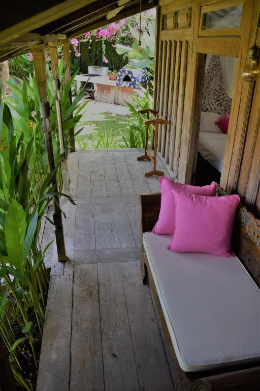 Zahrada ubytování Chanteak Bali - Teak House 3