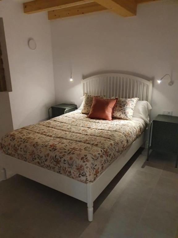 Postel nebo postele na pokoji v ubytování A Casa Do Boi