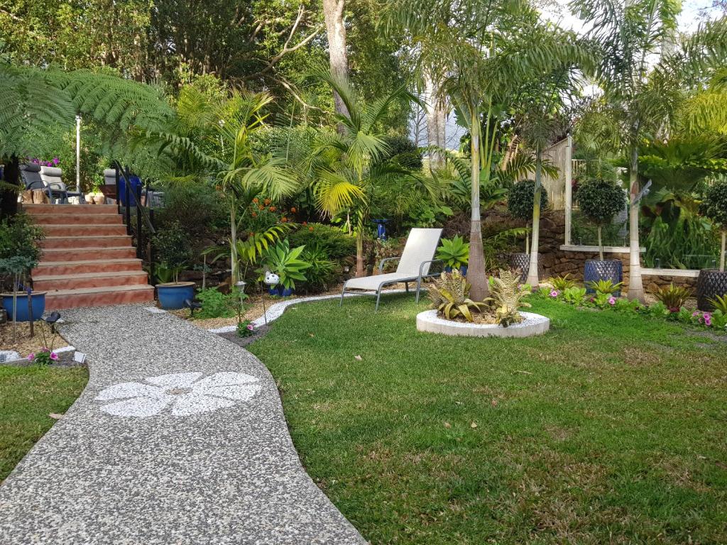 Zahrada ubytování Mapleton Peaceful Provence BnB