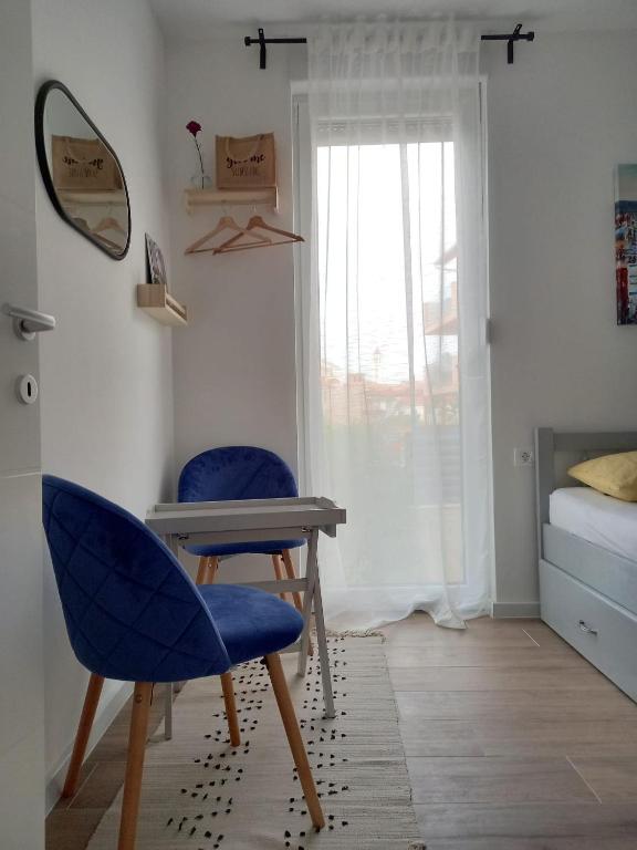 Posteľ alebo postele v izbe v ubytovaní Villa apartment Laganini