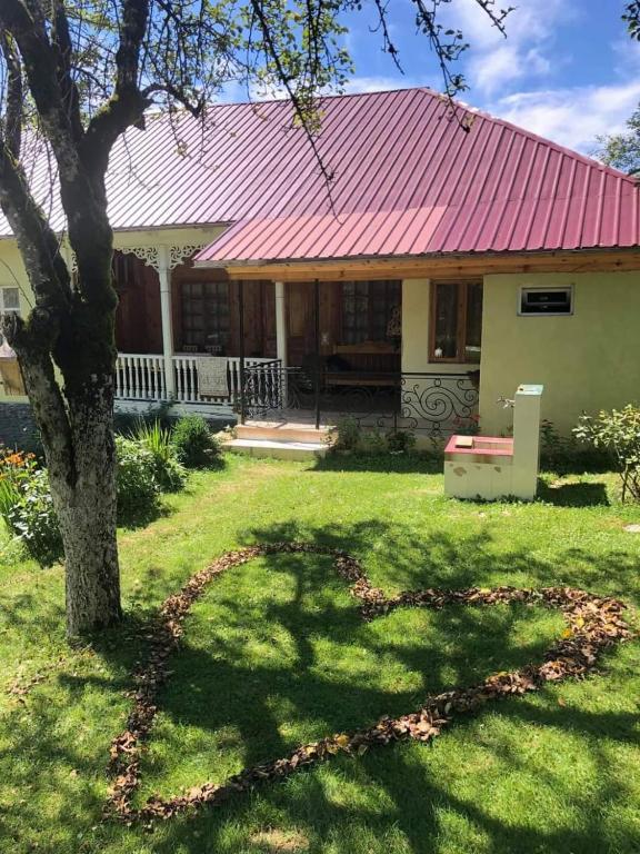 Zahrada ubytování Guest house Lailashi