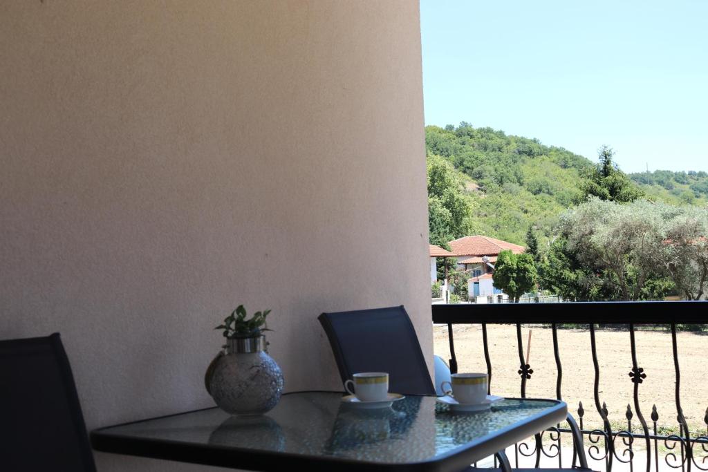 A balcony or terrace at Casa de Pozar