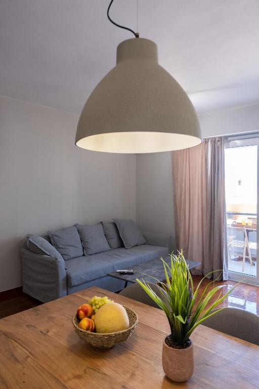 Posezení v ubytování Chania Central Apartment