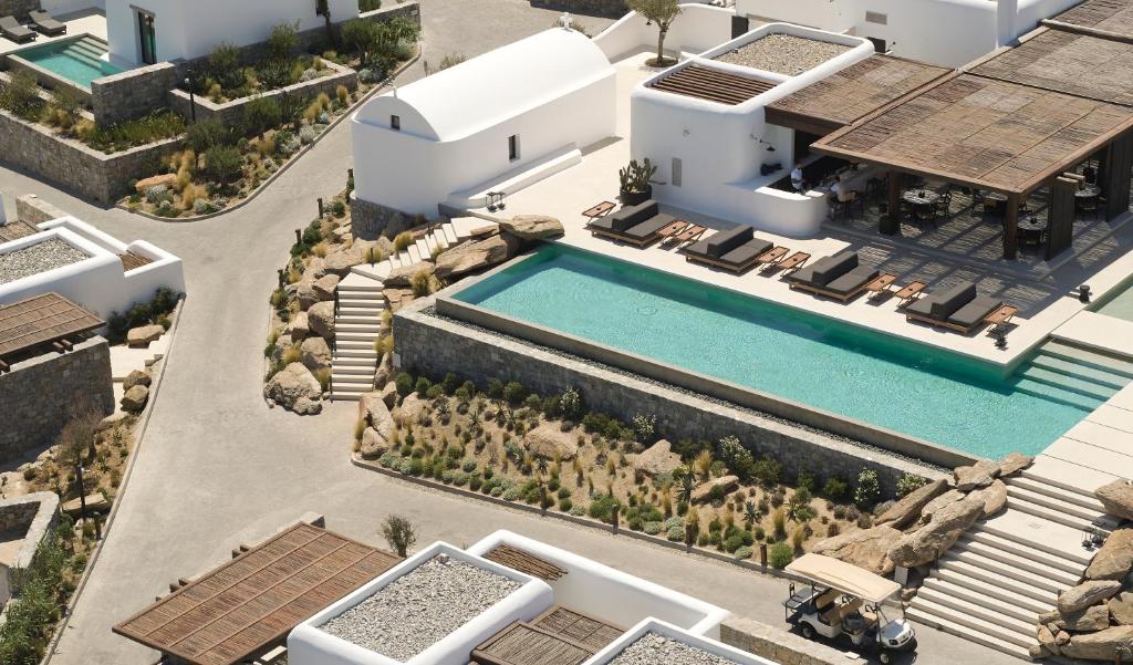 Bazén v ubytování Kalesma Mykonos nebo v jeho okolí