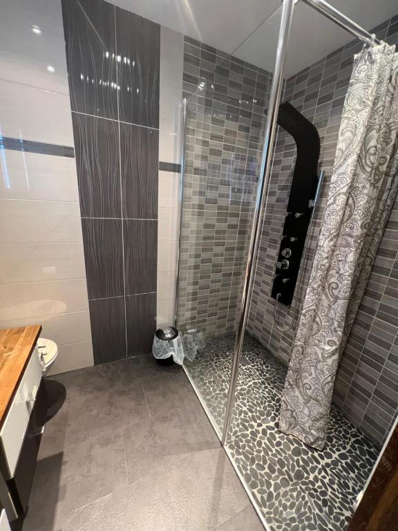 Koupelna v ubytování Apartment Villa Sonnegg