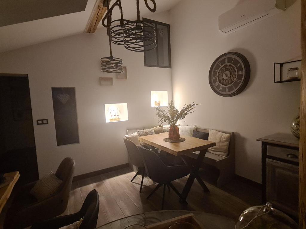 Posedenie v ubytovaní La suite Mélusine - SPA du Souffle du Saule
