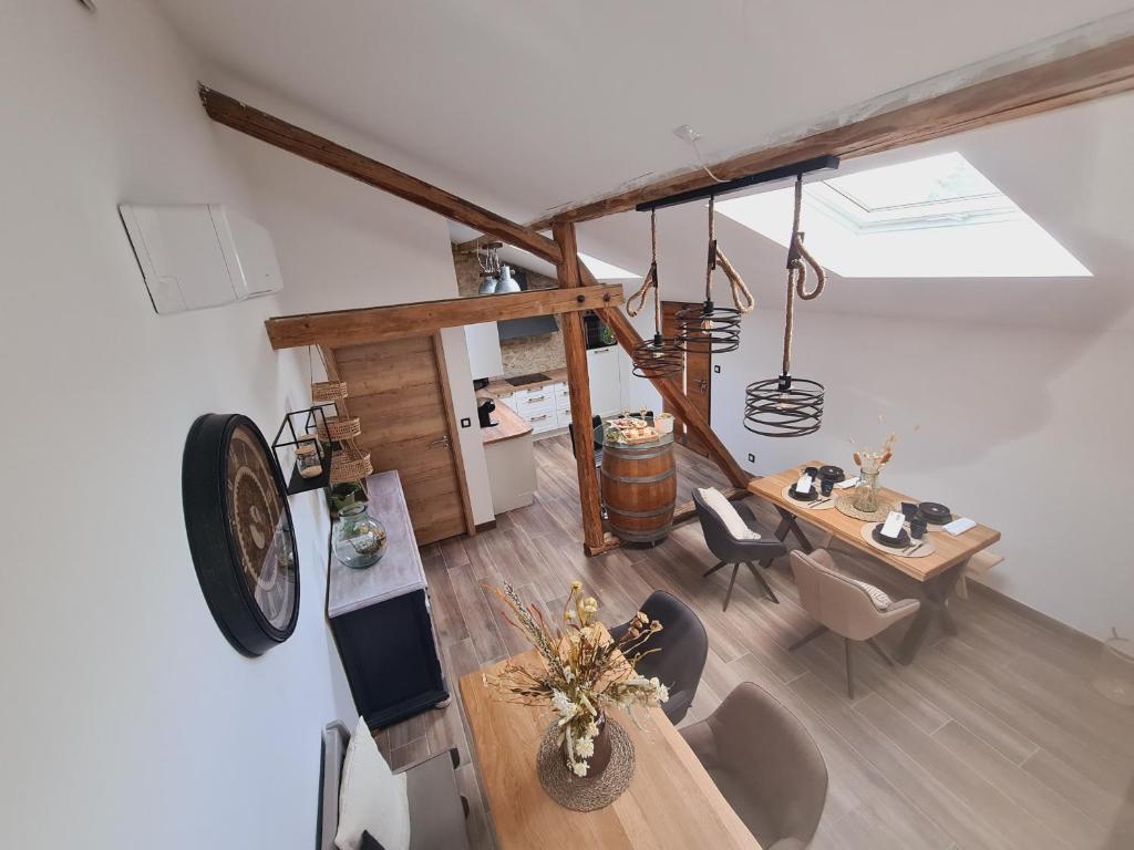 Posedenie v ubytovaní La suite Mélusine - SPA du Souffle du Saule
