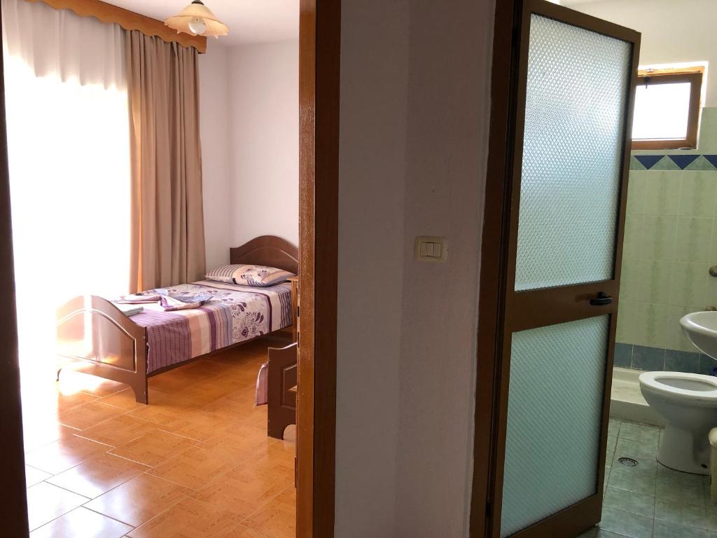 Koupelna v ubytování Camping & Guest House Herges