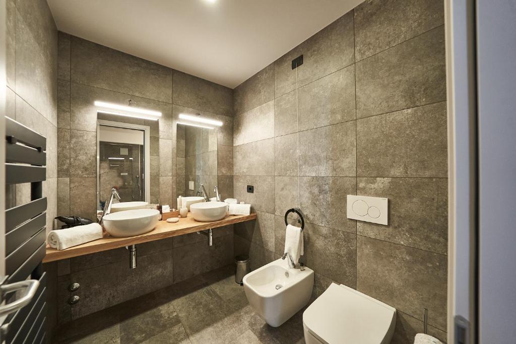 Koupelna v ubytování RELAIS CASCINA ERA