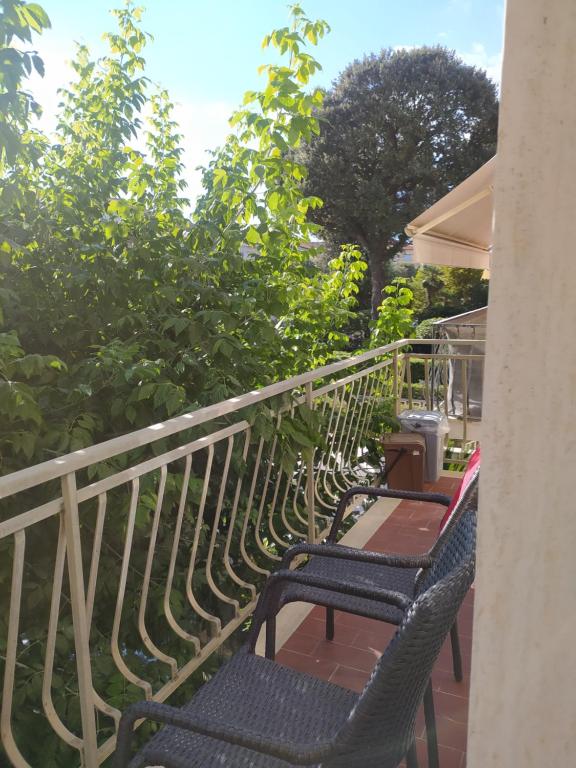 A balcony or terrace at Brezza marina