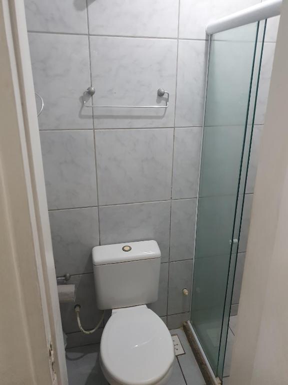 Koupelna v ubytování Apartamento Mobiliado AptCE