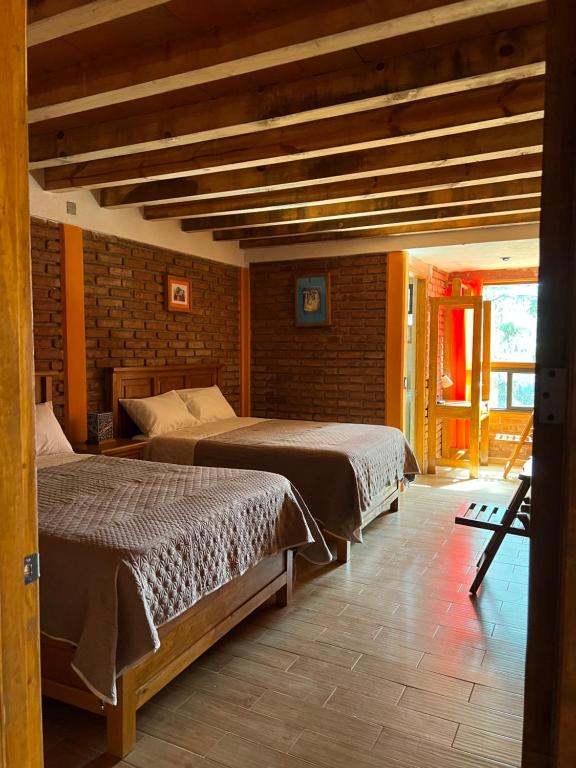 Postel nebo postele na pokoji v ubytování Casa Diez-59 Guanajuato Capital