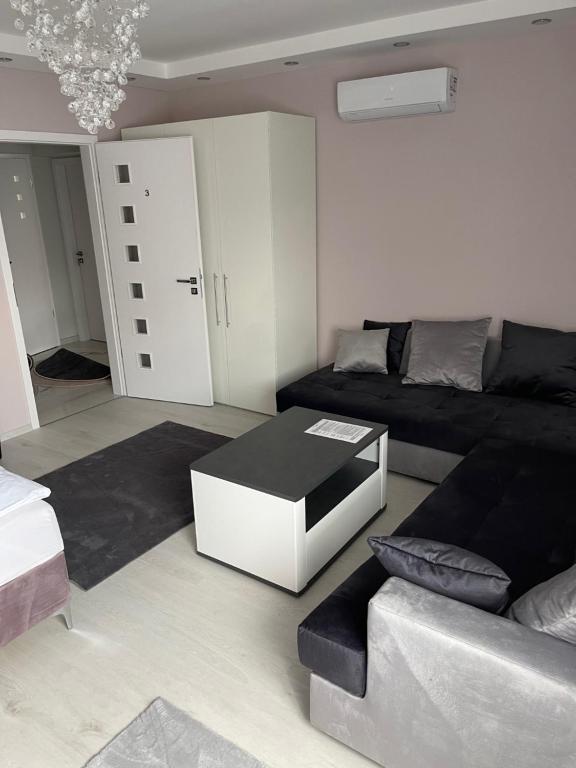 Posezení v ubytování Classic Silver Apartman