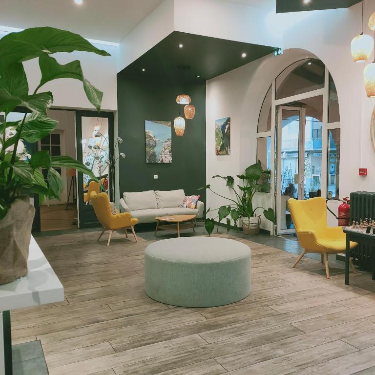 Posezení v ubytování Hotel du Levant