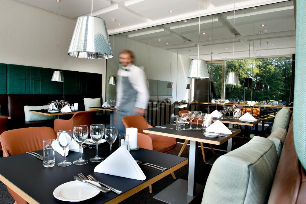 Zona de estar de Comwell Hvide Hus Aalborg