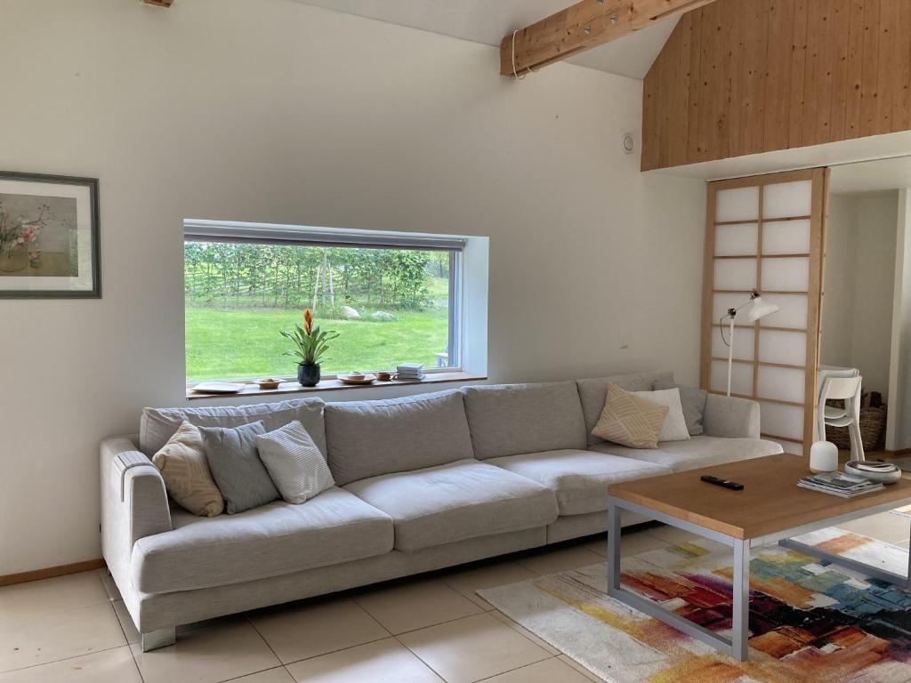 Posezení v ubytování Gransäng Loft House