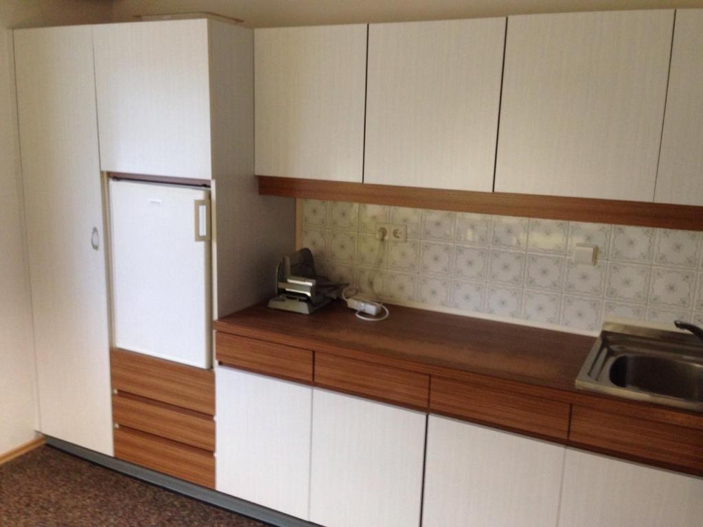 Kuchyň nebo kuchyňský kout v ubytování Ferienwohnung Lechner
