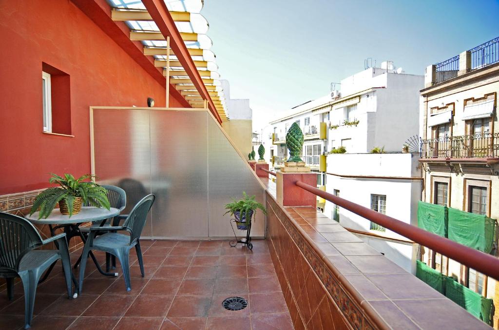 Balkón alebo terasa v ubytovaní Casa Palacio Don Pedro
