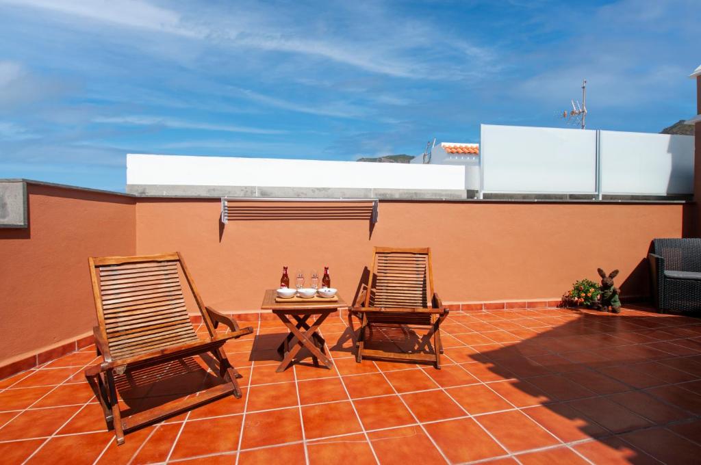Balkón alebo terasa v ubytovaní Apartamento Cruz de Toledo