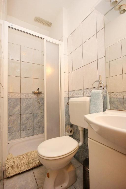 Kúpeľňa v ubytovaní Holiday house with a parking space Orebic, Peljesac - 10165