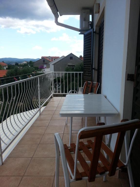 Balkón alebo terasa v ubytovaní Apartment Orebic 11834a