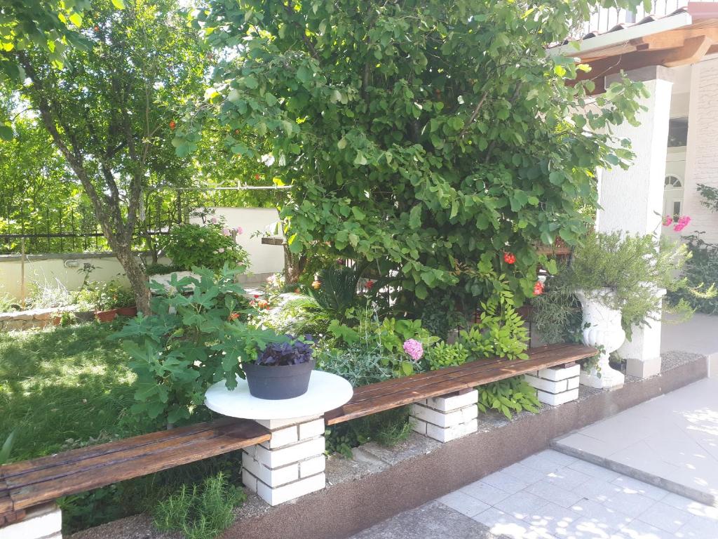 Vonkajšia záhrada v ubytovaní Apartments with parking spaces Starigrad, Paklenica - 11848